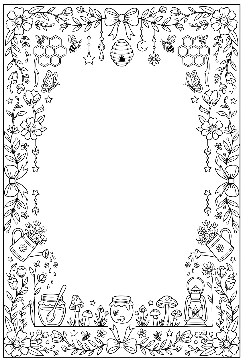 A default style coloring page