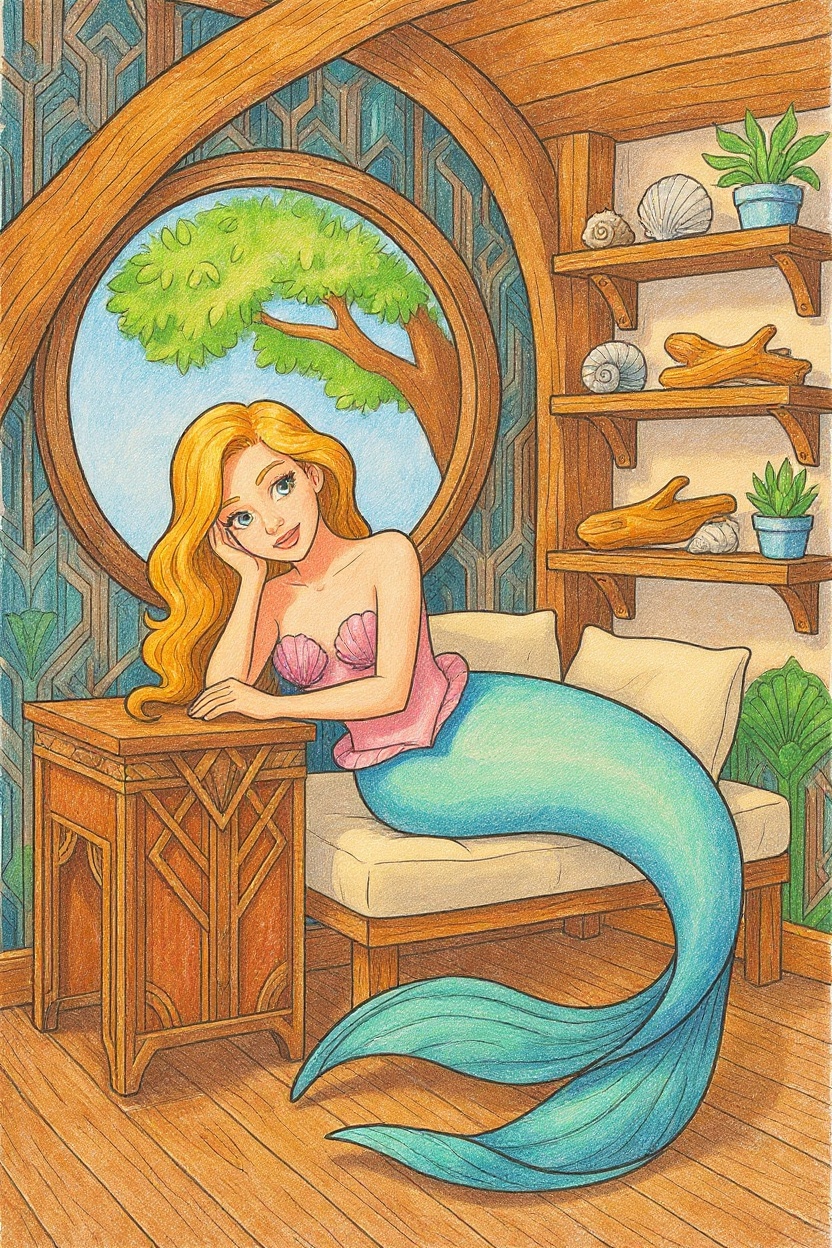 A crayons style coloring page